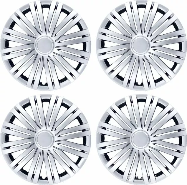4 X Wheel Trims Hub Caps Wheel Covers To Fit Ford Ka Fusion 13" R13 Silver