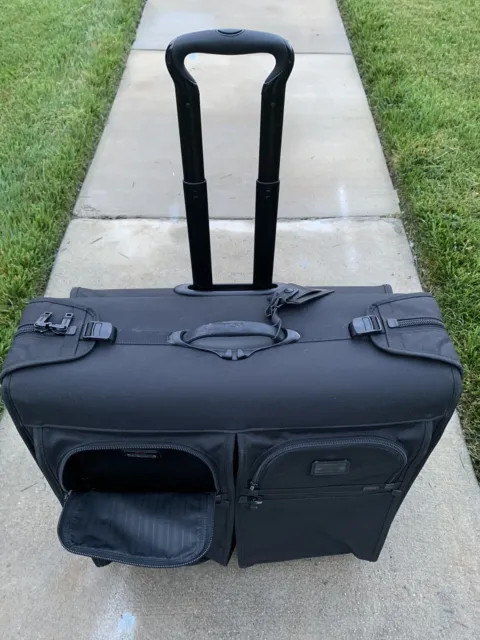 Tumi Alpha  Nylon 2 Wheeled Large Rolling Garment Luggage Bag 22032Dh Black