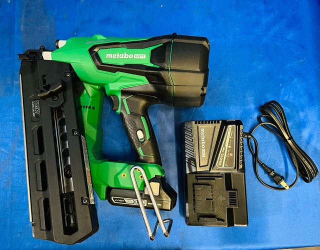 METABO HPT NR1890DR 18V 21 Degree 3 1 2 in Cordless Plastic Strip