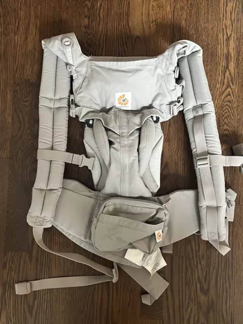 Ergobaby Omni 360 Cotton All-In-One Baby Carrier - Pearl Grey - New