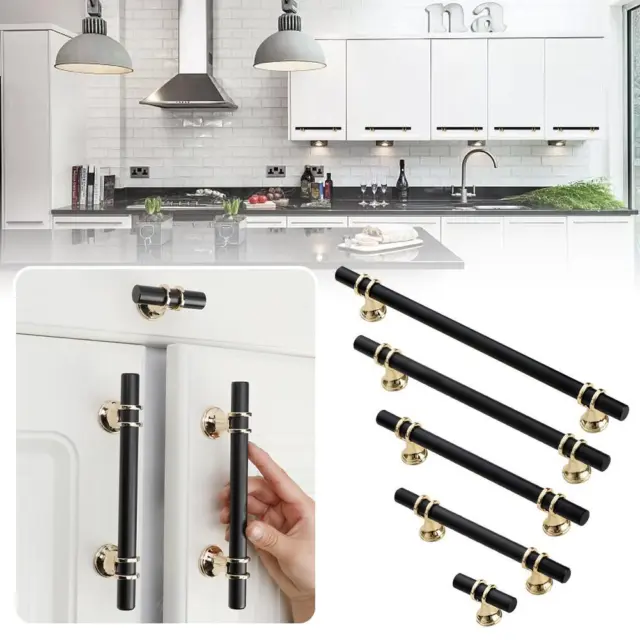 Aluminum Alloy Door Handle Wardrobe Kitchen Cabinet Mode r Handle Drawer B1K6