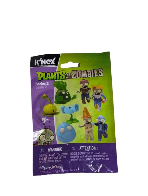 K'Nex Plants vs Zombies Series 2 Mystery Figure Blind Pack 53007 New/Sealed Rare