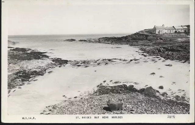Marloes, Pembrokeshire - St Brides Bay - RP postcard by Frith c.1950s