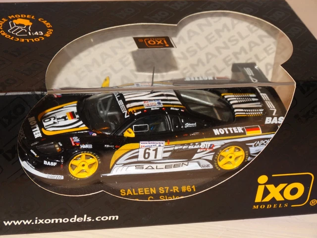 Miniature Saleen S7-R #64 – 24h Du Mans 2003 – IXO 1/43 – État Boîte Et Modèle TB