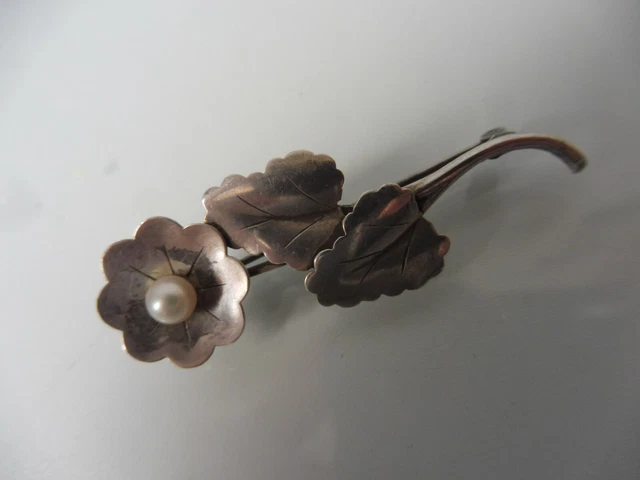 Pendentif Ancien Theodor Fahrner - Argent 925 & Perle Akoya & Marcassite - Allemagne - Occasion