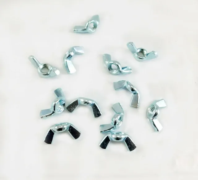 12 Pack 5/16-18 Zinc Plated Forged Steel Wing Nuts  NT103-3442
