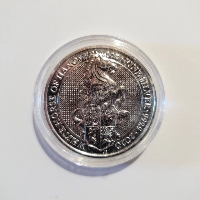 WHITE HORSE OF Hanover 2020 Great Britain 2 oz Silver Queens