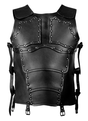 Medieval Viking Leather Armor SCA reenactment Torso Dark Knight Breastplate item