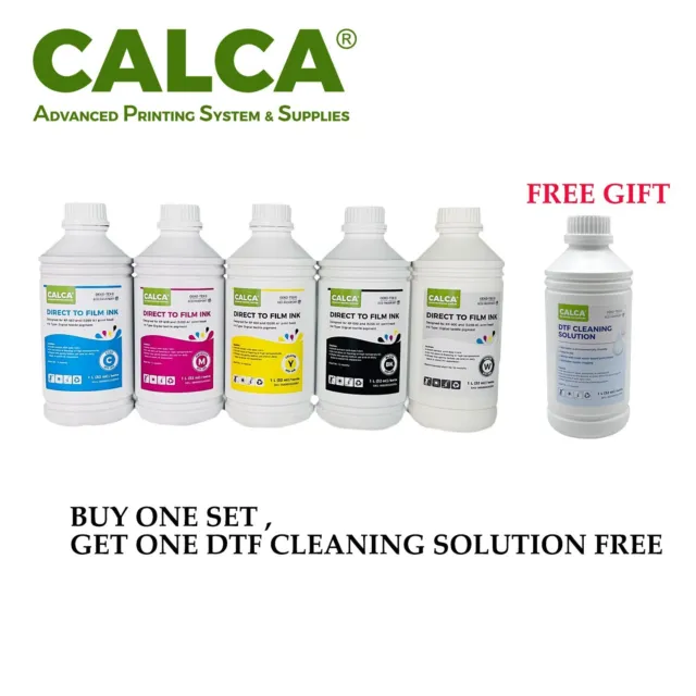 CALCA 5 Colors(C,M,Y,K,W) Direct to Transfer Film Ink 5*1000