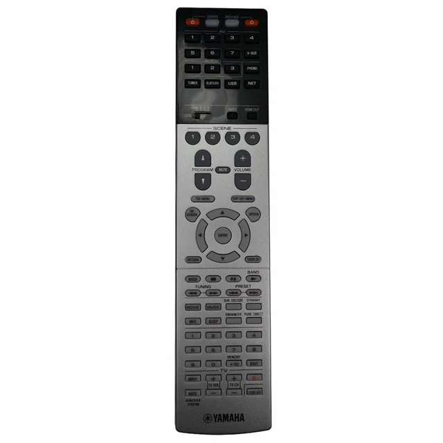AULCMEET Telecomando Universale RAV333 WT92690 – Sostitutivo Per Yamaha RX-V367, HTR-3063, 5.1ch, Plug & Play