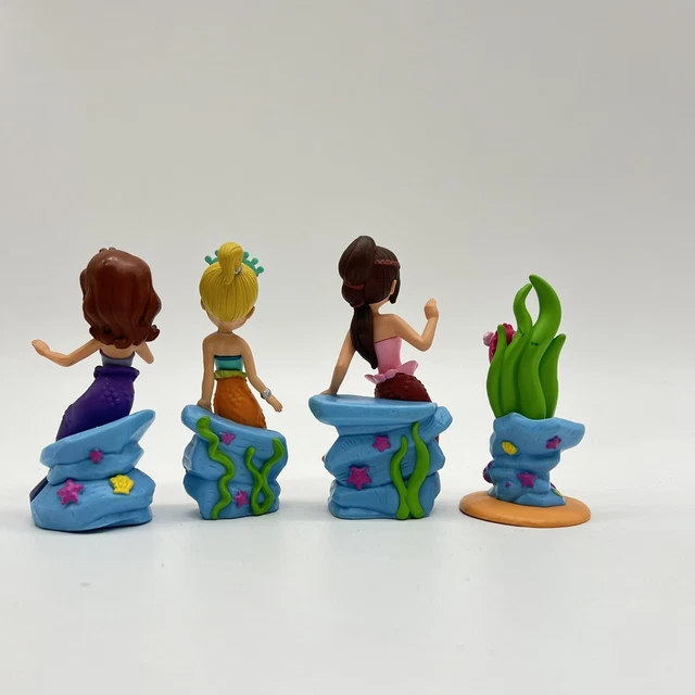 DISNEY SOFIA THE First Underwater Adventure Cora Sofia Mermaid PVC Lot ...