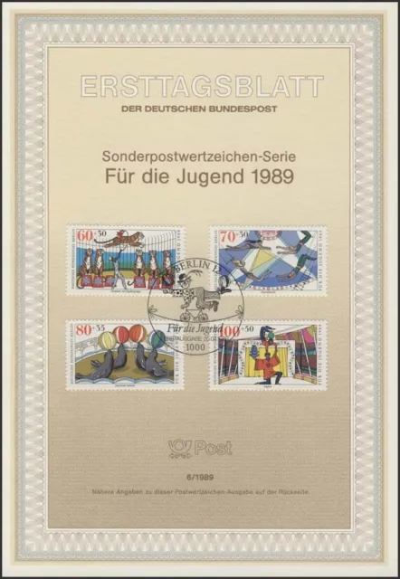 ETB 06/1989 Jugend, Zirkus, Dompteur, Jongleur