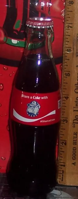 2018 Coca  Cola Share A Coke With Georgetown Hoyas  8Oz Glass Coca Cola Bottle