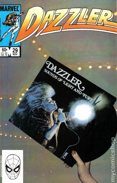 Dazzler #29 VG+ 4.5 1983 Stock Image Low Grade
