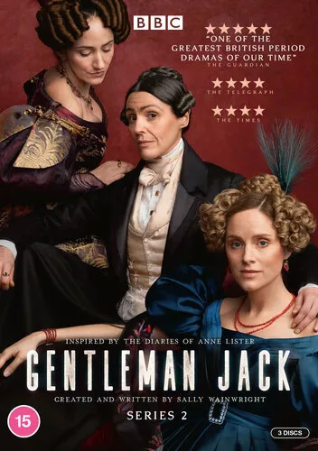 Gentleman Jack: Series 2 DVD (2022) Suranne Jones cert 15 3 discs ***NEW***