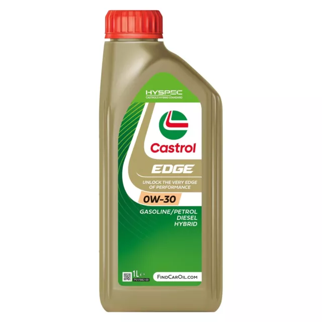 Castrol EDGE Titanium 0W-30 0W30 Fully Synthetic Engine Oil - 1 Litre 1L