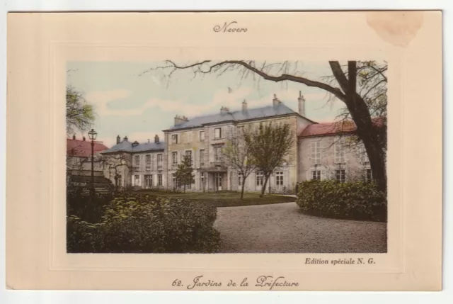 NEVERS - Nievre - CPA 58 - la Prefecture - les Jardins