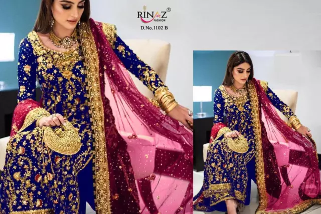 Salwar Kameez Suit Designer Indian Dress Pakistani Anarkali Party Wear Fancy  TP