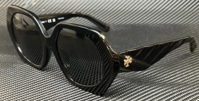 TORY BURCH TY7195U 170987 Black Dark Grey Women's 55 mm Sunglasses