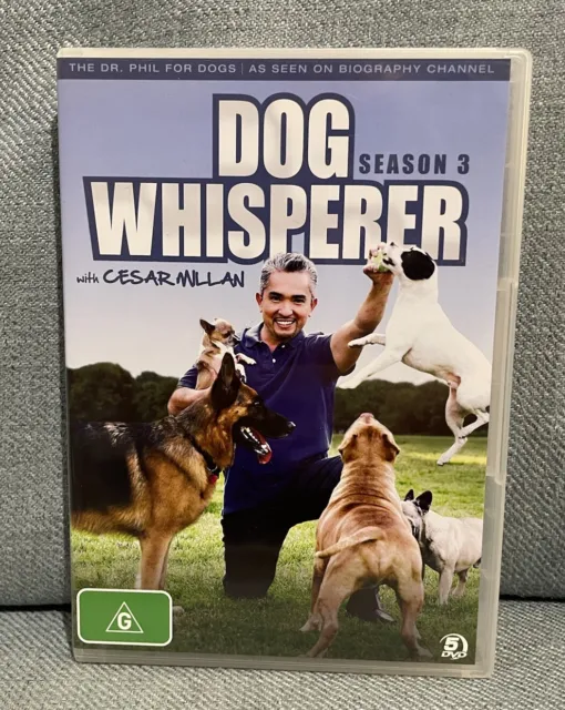 Dog Whisperer : Season 3 (DVD,  5 Discs , 2007) Region 4 Cesar Millan