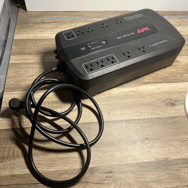 APC BACKUPS ES 750 BE750G Surge Protection Battery Backup 33.25