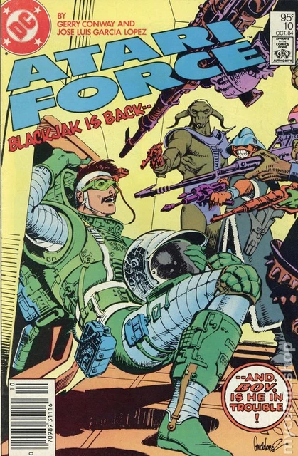 Atari Force Canadian Price Variant #10 FN 1984 Stock Image