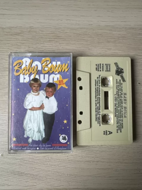 Cassette Audio K7 TAPE Musique BABY BOUM 20 Succès Au Clair De La Lune