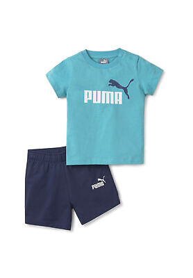 Puma Minicats Tee & Shorts Set blau 845839 61