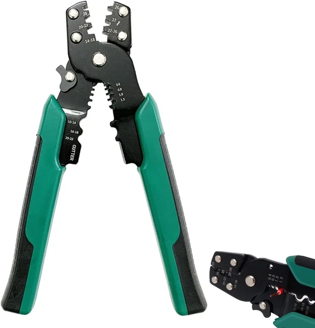 Pinza Crimpatrice Capicorda Professionale Kit Elettricista Completo 1250pz | Leroy Merlin - Foto 6