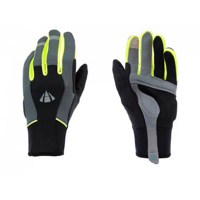 DMT Guanti Invernali Windblock Black/Yellow Fluo