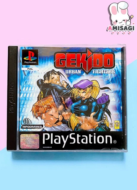 Boîtier Gekido PS1 - Sans Jeu - Occasion - Envoi Suivi