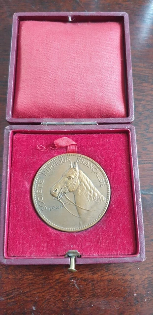Médaille Société Hippique Française 1912 - Bronze - A. De Fayolle - Officier