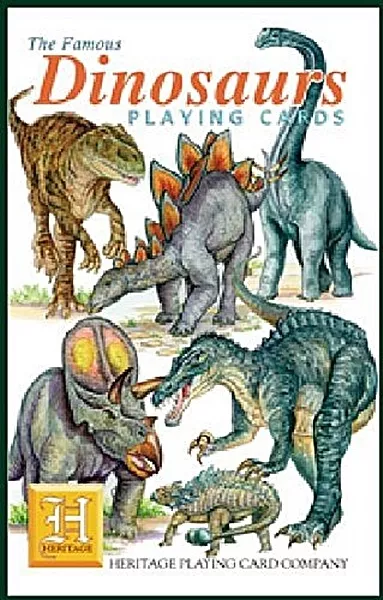 Dinosaures Ensemble De 52 Jouer Cartes + Jokers ( HPC )