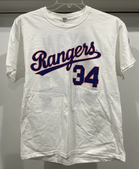 Texas Rangers Nolan Ryan 34 T-shirt /  Jerzees / Size L / Baseball MLB