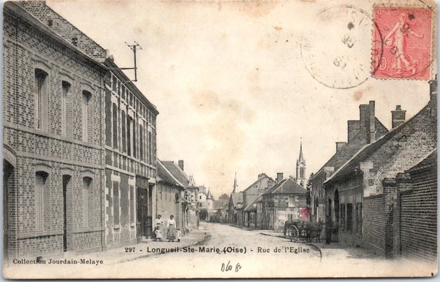 60 LONGUEIL SAINTE MARIE - la rue de l'eglise
