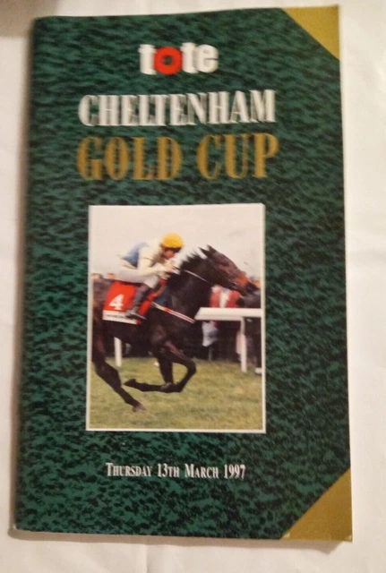 CHELTENHAM FESTIVAL RACECARD Gold Cup 1997 Mr. Mulligan £4.99
