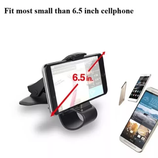 Universal Car Dashboard Mount Holder Stand Clamp Cradle Clip for Cell Phone GPS 3