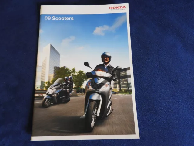 catalogue moto gamme honda scooters 2009