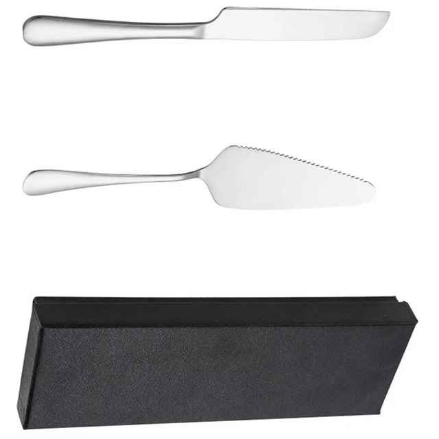 Set Coltello E Pala Per Torta In Acciaio Inox - Design Barocco Con Cuori, Ideale Per Matrimoni E Eventi - Foto 4