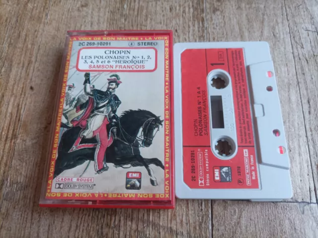 Samson Francois Chopin Les Polonaises Cassette Audio Tape K7  Emi