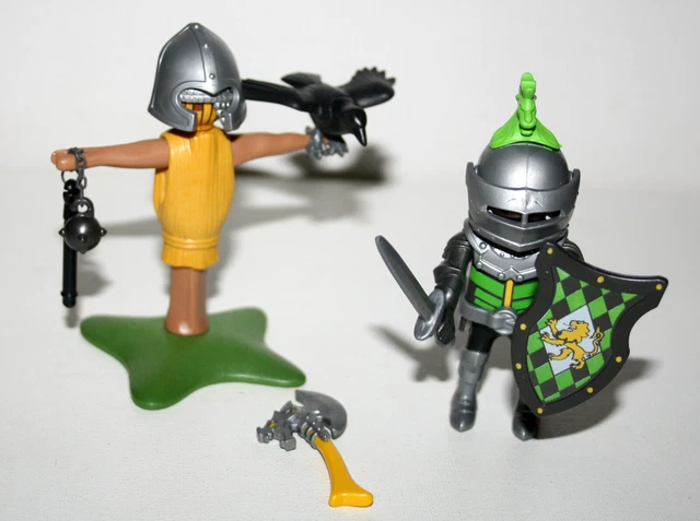 Playmobil 4768 - Chevalier Du Lion Avec Mannequin D'Entraînement - Jeu De Construction Avec Voiture Et Accessoires - 8