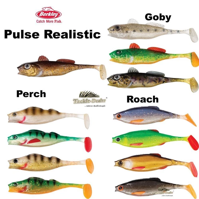 Berkley Pulse Realistic Goby Roach Perch 7 cm Gufi Kunstköder Barsch Zander