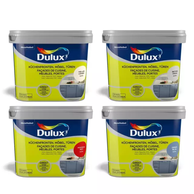 Dulux Satin 750 ml Fresh up Farbe Küche Front Möbel Türen Renovieren Streichen