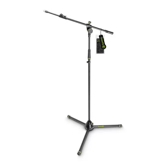 Gravity MS 4322 B Microphone Stand With Folding Tripod Base and 2-Point Adjustme