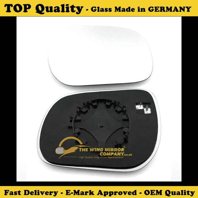 Toyota Aygo 2014-2023 Right Side Wing Mirror Glass – Heated, Convex – UK Driver Side – TWMC