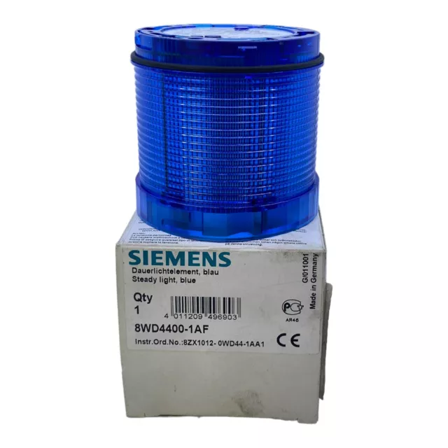 Siemens 8WD4400-1AF Elemento Luminoso Fisso Blu 230V UC Max. 7W