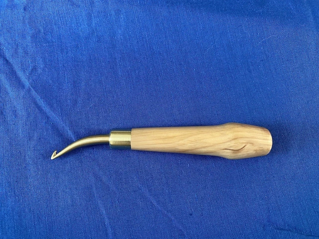 Irish Hook (también conocido como Hartman Hook) doblado/curvo hookie mango delgado o lápiz
