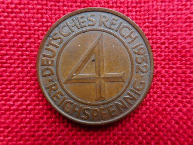 4 Reichspfennig 1932 A            (18)