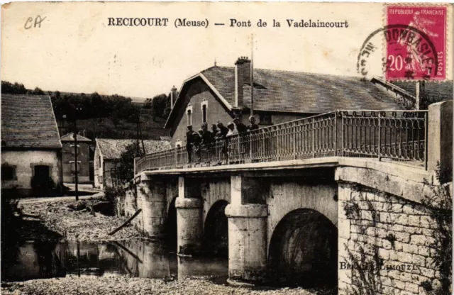 CPA RECICOURT - Pont de la Vadelaincourt (630733)