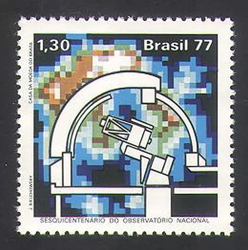 Brazil 1977 Observatory/Telescope/Astronomy/Stars/Science/Animation 1v (n35453)